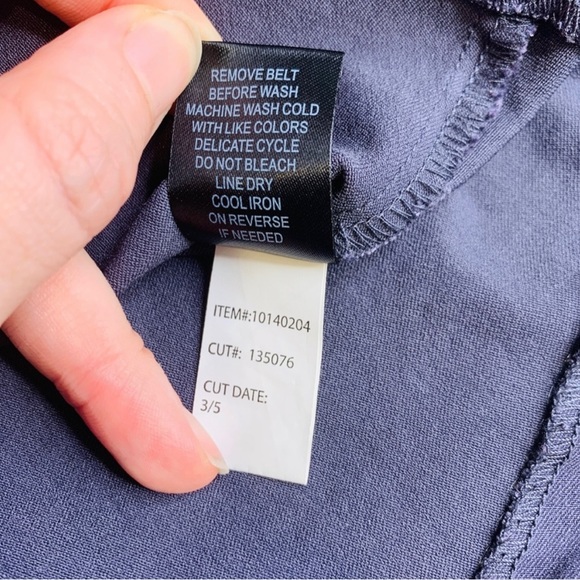 Torrid grey fit and flare denim feel material - Picture 12 of 12